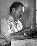 Ernest Miller Hemingway (July 21, 1899 – July 2, 1961) was an American author and journalist. His economical and understated style had a strong influence on 20th-century fiction, while his life of adventure and his public image influenced later generations. Hemingway produced most of his work between the mid-1920s and the mid-1950s, and won the Nobel Prize in Literature in 1954.<br/><br/>

He published seven novels, six short story collections, and two non-fiction works. Additional works, including three novels, four short story collections, and three non-fiction works, were published posthumously. Many of his works are considered classics of American literature.